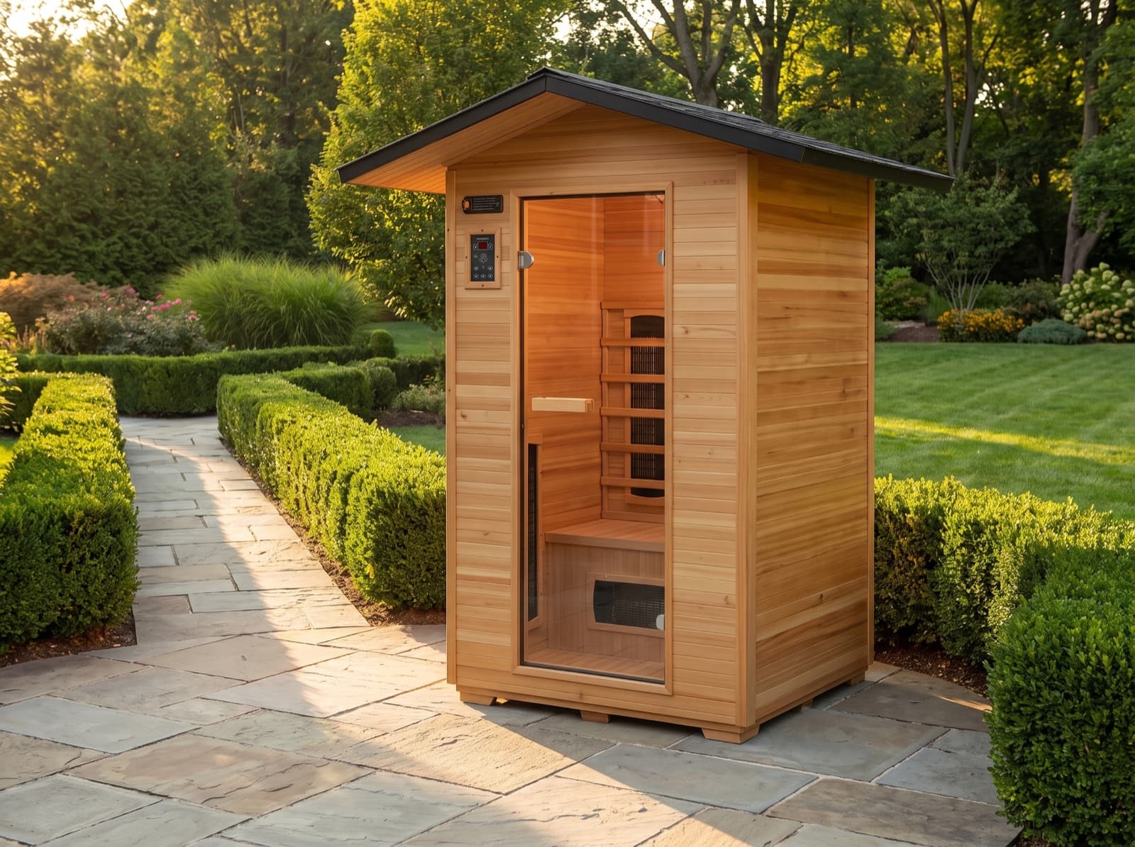 Burlington 2-Person Outdoor Infrared Sauna