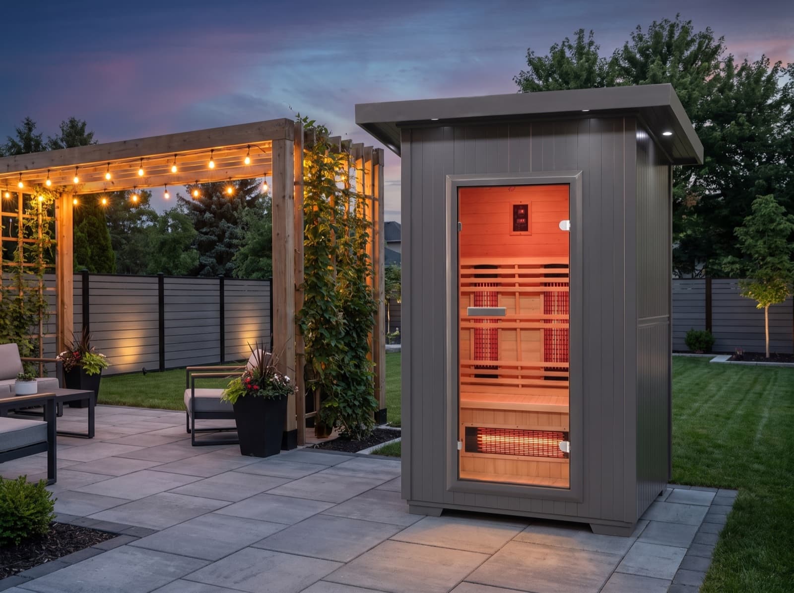 Logan 2-Person Outdoor Infrared Sauna