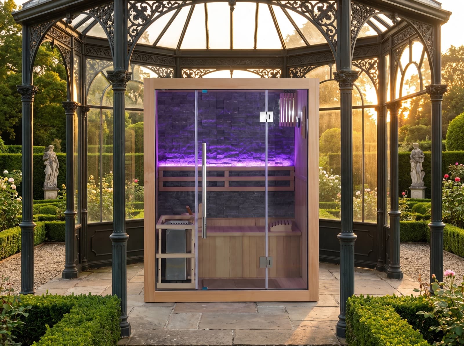 The garden pavilion