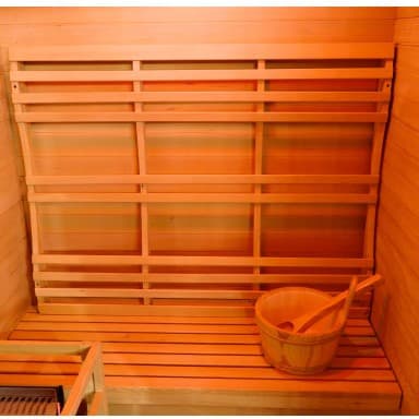Harvia heater with cask and spoon