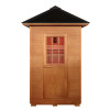 Eagle 2 Person Outdoor Traditional Wet/Dry Sauna with Harvia Heater