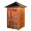 Bristow 2-Person Outdoor Wet/Dry Traditional Sauna with 4.5kW Harvia Heater