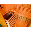 Bristow 2-Person Outdoor Wet/Dry Traditional Sauna with 4.5kW Harvia Heater