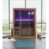Westlake 3-Person Luxury Indoor Traditional Sauna with 6kW Harvia Heater