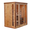 3 Person Indoor Traditional Sauna Double Bench