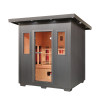 Pacific 4-Person Outdoor Infrared Sauna