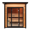 Cayman 4-Person Outdoor Traditional Sauna Double Bench with 6kW Harvia Heater Cayman 4-Person Outdoor Traditional Sauna Double Bench with 6kW Harvia Heater