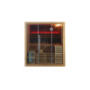 Westlake 3-Person Luxury Indoor Traditional Sauna with 4.5kW Harvia Heater